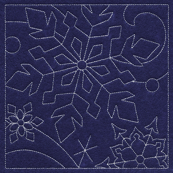 Let It Snow Quilting - Captivating Snowflake (Double Run)