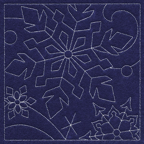 Let It Snow Quilting - Captivating Snowflake (Double Run)