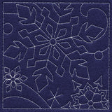 Let It Snow Quilting - Captivating Snowflake (Double Run)