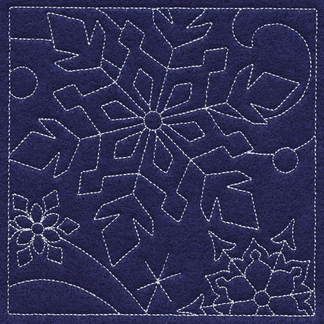 Let It Snow Quilting - Captivating Snowflake (Double Run)