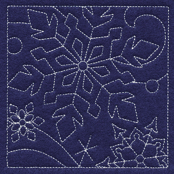 Let It Snow Quilting - Captivating Snowflake (Double Run)
