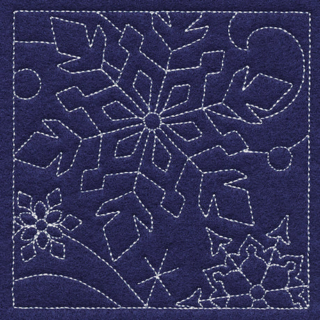 Let It Snow Quilting - Captivating Snowflake (Double Run)