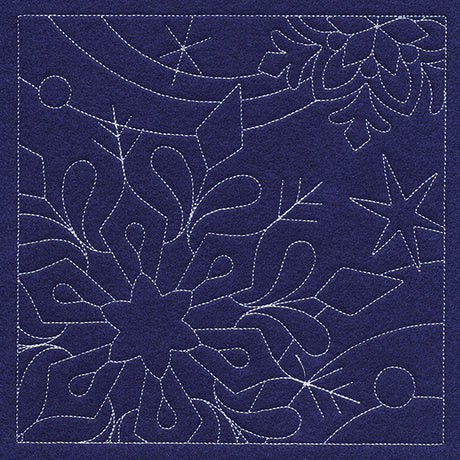 Let It Snow Quilting - Stunning Snowflake (Double Run)