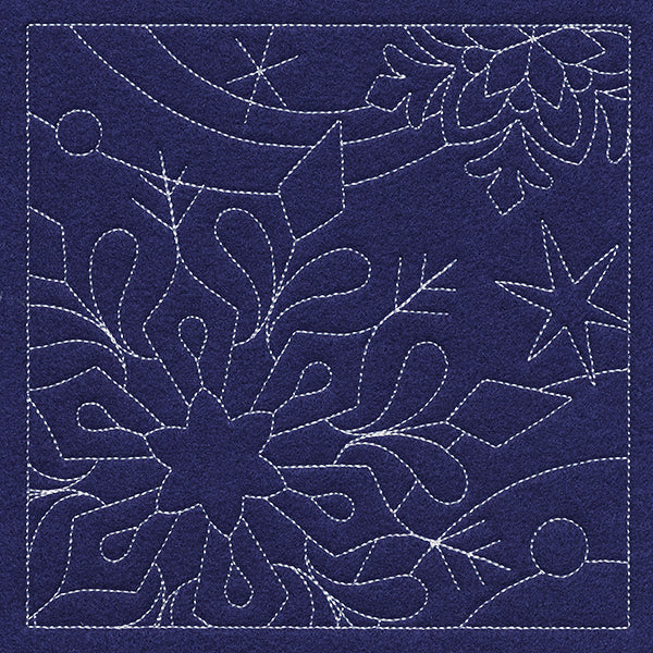 Let It Snow Quilting - Stunning Snowflake (Double Run)