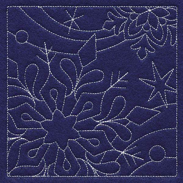 Let It Snow Quilting - Stunning Snowflake (Double Run)