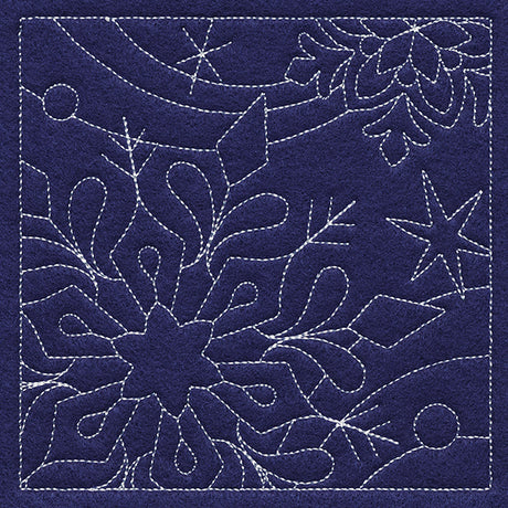 Let It Snow Quilting - Stunning Snowflake (Double Run)