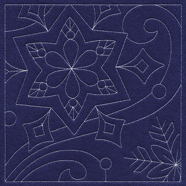 Let It Snow Quilting - Elegant Snowflake (Double Run)