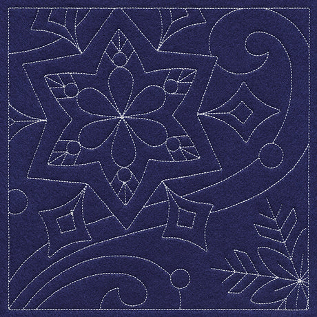 Let It Snow Quilting - Elegant Snowflake (Double Run)