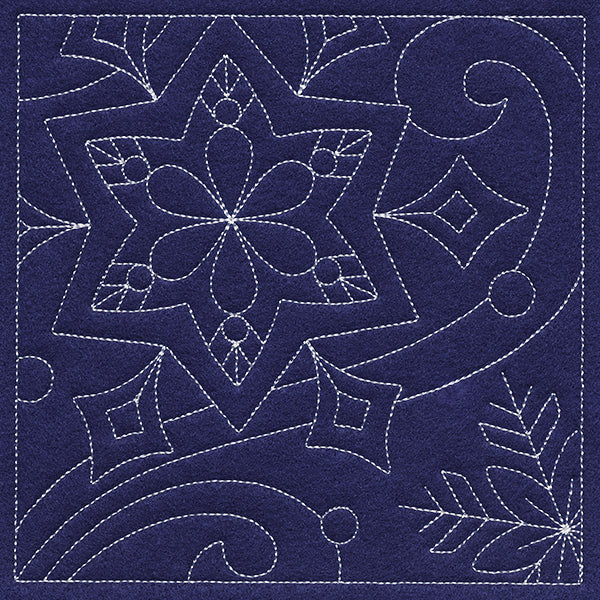 Let It Snow Quilting - Elegant Snowflake (Double Run)