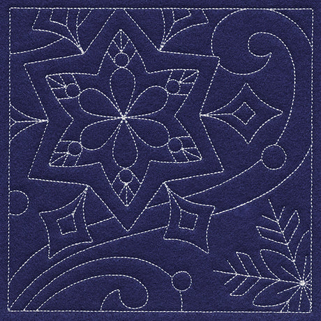 Let It Snow Quilting - Elegant Snowflake (Double Run)