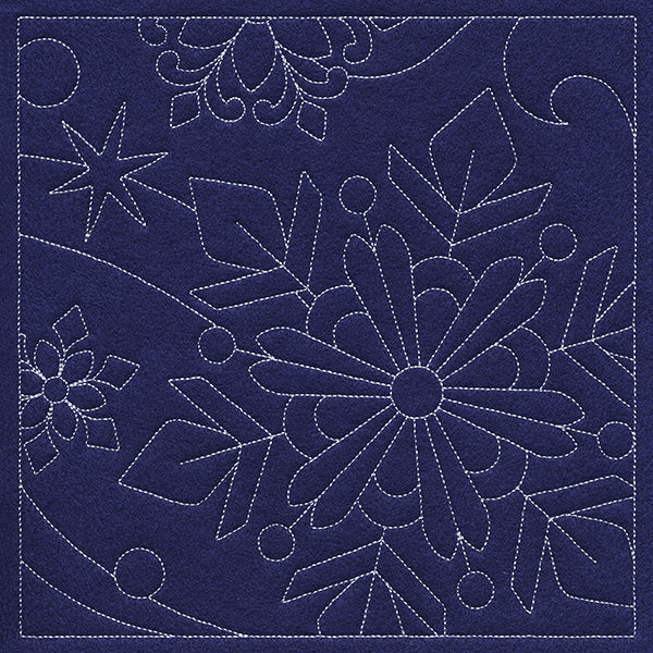 Let It Snow Quilting - Beautiful Snowflake (Double Run)