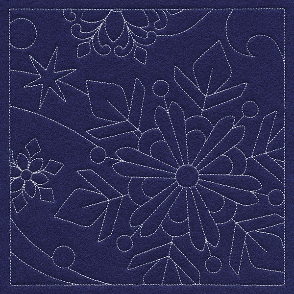 Let It Snow Quilting - Beautiful Snowflake (Double Run)