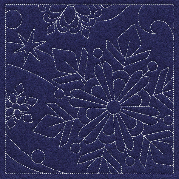 Let It Snow Quilting - Beautiful Snowflake (Double Run)