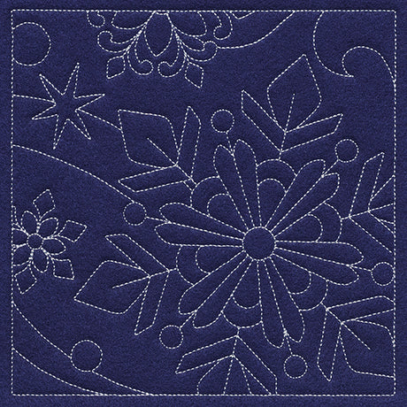 Let It Snow Quilting - Beautiful Snowflake (Double Run)