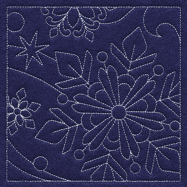 Let It Snow Quilting - Beautiful Snowflake (Double Run)