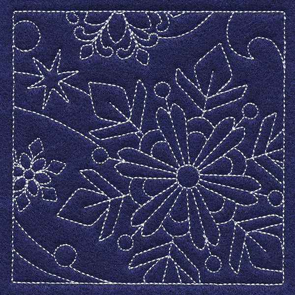 Let It Snow Quilting - Beautiful Snowflake (Double Run)