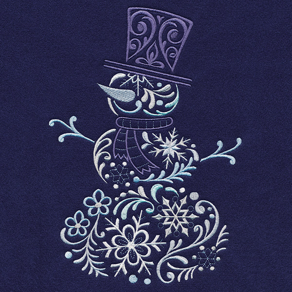 Wintertide Filigree Snowman