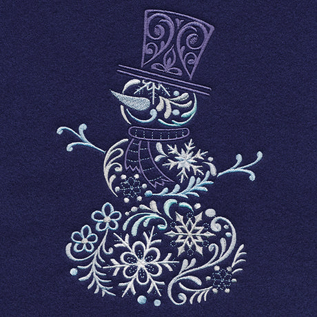 Wintertide Filigree Snowman