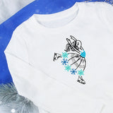 Whimsical Skating Ballerina