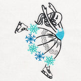 Whimsical Skating Ballerina