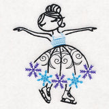 Elegant Skating Ballerina
