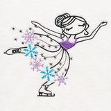 Frosted Skating Ballerina