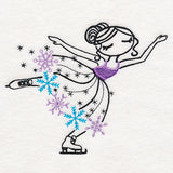 Frosted Skating Ballerina