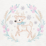 Winter Woodland Wreath - Deer (Vintage)