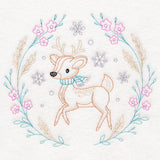 Winter Woodland Wreath - Deer (Vintage)