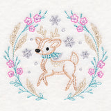 Winter Woodland Wreath - Deer (Vintage)