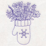 Winter Botanicals Mitten