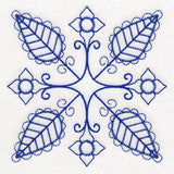 Botanical Blues - Folk Flowers