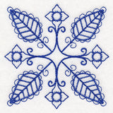 Botanical Blues - Folk Flowers