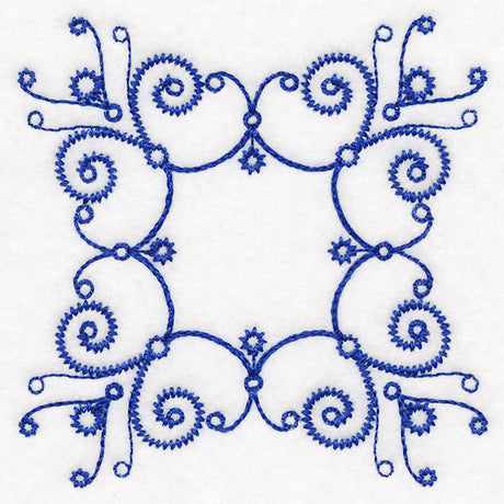 Botanical Blues - Fractal Flowers