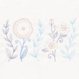 Whimsical Folk Art Botanical Border (Vintage)