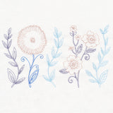 Whimsical Folk Art Botanical Border (Vintage)