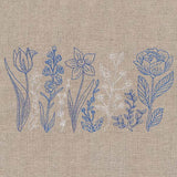 Delicate Folk Art Botanical Border (Vintage)