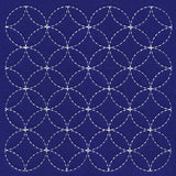 Kaleidoscope Rings Sashiko Quilting Square