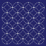 Kaleidoscope Rings Sashiko Quilting Square