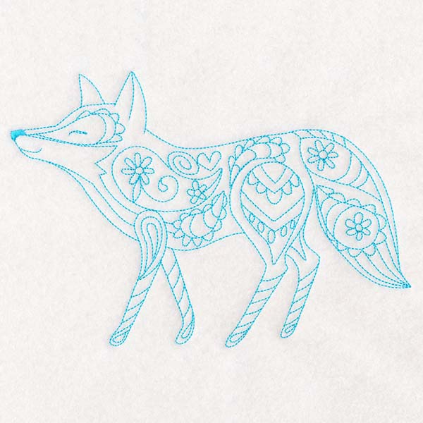 Paisley Animals - Fox