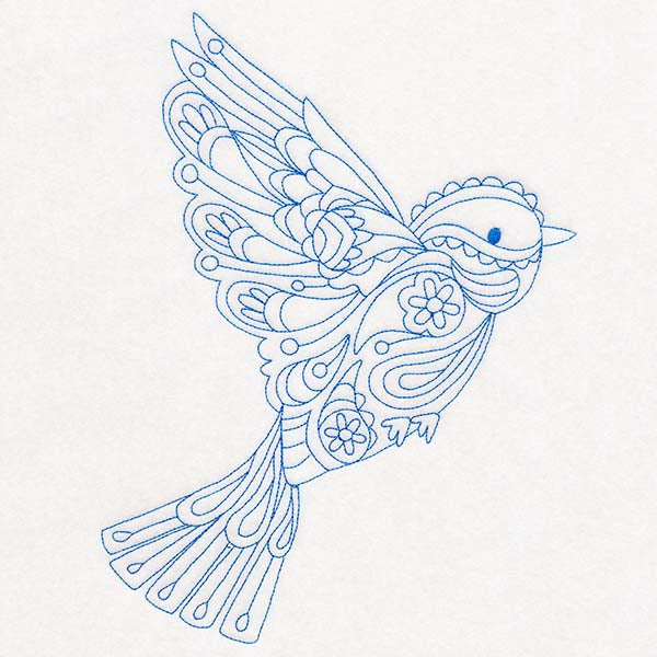 Paisley Animals - Bluebird