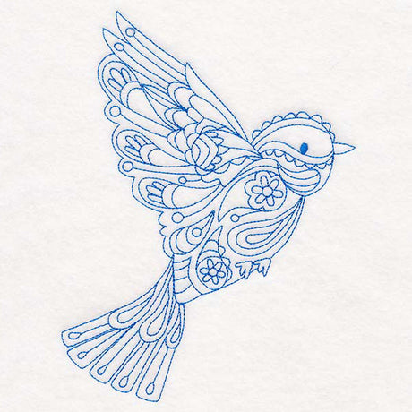 Paisley Animals - Bluebird