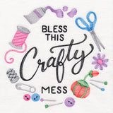Bless This Crafty Mess Wreath