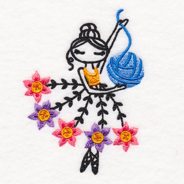 Knitting Ballerina
