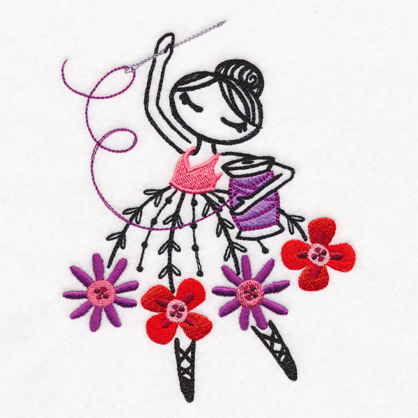 Sewing Ballerina