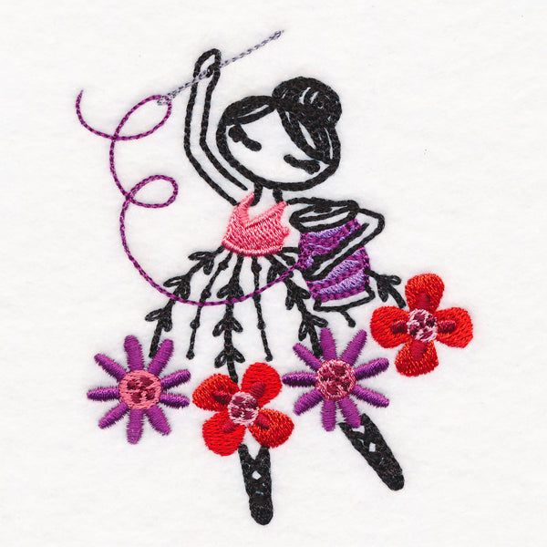 Sewing Ballerina