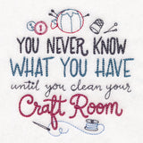 Until You Clean Your Craft Room