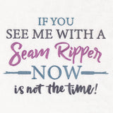 If You See Me With a Seam Ripper