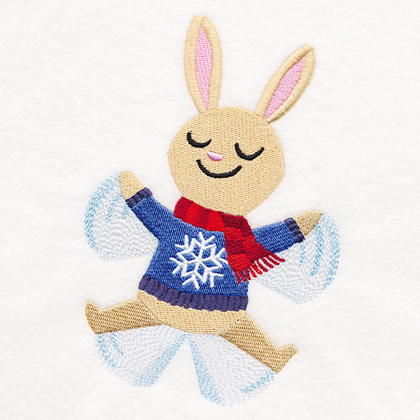 Snow Angel Bunny