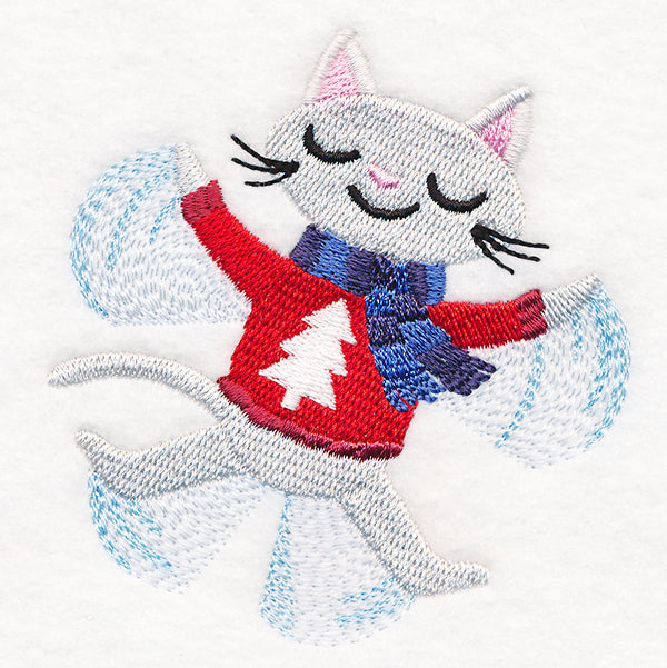 Snow Angel Cat